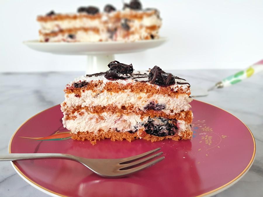 Cherry Cream Dacquoise Recipe Cuisine Fiend